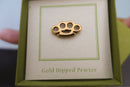 Brass Knuckles Gold Lapel Pin
