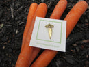 Carrot Gold Lapel Pin