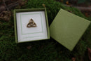 Celtic Knot Gold Lapel Pin