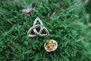 Celtic Knot Gold Lapel Pin