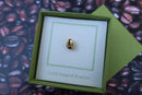 Coffee Bean Gold Lapel Pin
