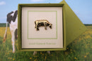Cow Gold Lapel Pin