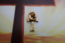 Cross Gold Lapel Pin