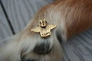 Dog Angel Gold Lapel Pin