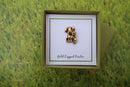 Dog and Cat Gold Lapel Pin
