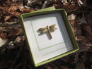 Dragonfly Gold Lapel Pin