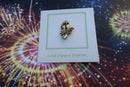 Dynamite Gold Lapel Pin
