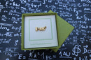 E=MC2 Gold Lapel Pin