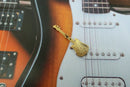 Electric Guitar Gold Lapel Pin