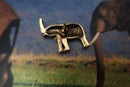 Elephant Gold Lapel Pin