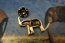 Elephant Gold Lapel Pin