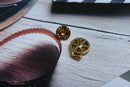 Film Reel Gold Lapel Pin