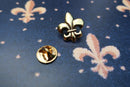 Fleur de Lis Gold Lapel Pin
