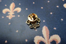 Fleur de Lis Gold Lapel Pin
