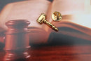 Gavel Gold Lapel Pin