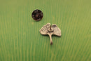 Ginkgo Leaf Gold Lapel Pin