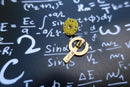 Golden Ratio Gold Lapel Pin