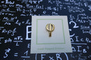 Golden Ratio Gold Lapel Pin