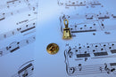 Handbell Gold Lapel Pin
