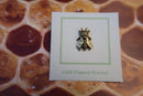 Honey Bee Gold Lapel Pin