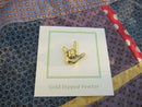 'I Love You' Gold Lapel Pin