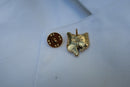 Intestines Gold Lapel Pin