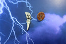 Lightning Bolt Gold Lapel Pin