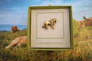 Lion Gold Lapel Pin