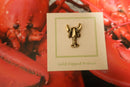Lobster Gold Lapel Pin