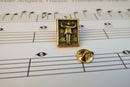 Music Conductor Gold Lapel Pin