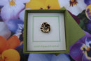 Pansy Gold Lapel Pin