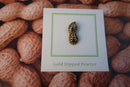 Peanut Gold Lapel Pin