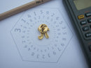 Pi Gold Lapel Pin