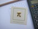Pi Gold Lapel Pin