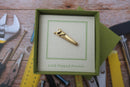 Saw Gold Lapel Pin
