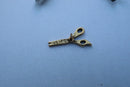 Scissors Gold Lapel Pin