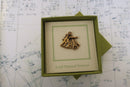 Sextant Gold Lapel Pin