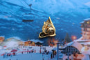 Ski Boot Gold Lapel Pin