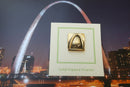 St Louis Arch Gold Lapel Pin