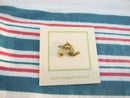 Stork Gold Lapel Pin