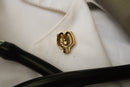 Thyroid Gland Gold Lapel Pin