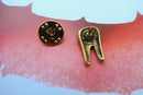 Tooth Gold Lapel Pin