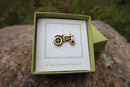 Tractor Gold Lapel Pin