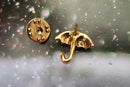Umbrella Gold Lapel Pin