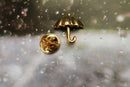 Umbrella Gold Lapel Pin