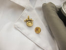 Vertebra Gold Lapel Pin