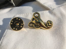 Vestibular System Gold Lapel Pin