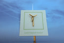 Wind Energy Gold Lapel Pin