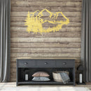 Maroon Bells Peak Metal Wall Art – Colorado Aspen Scenic Mountain Wall Decor