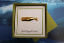 Whale Gold Lapel Pin